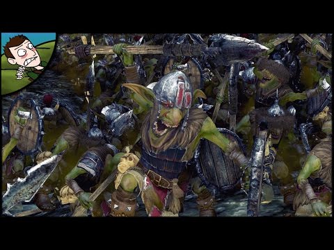 MASSIVE GOBLIN AMBUSH! Total War WARHAMMER Mod Gameplay!