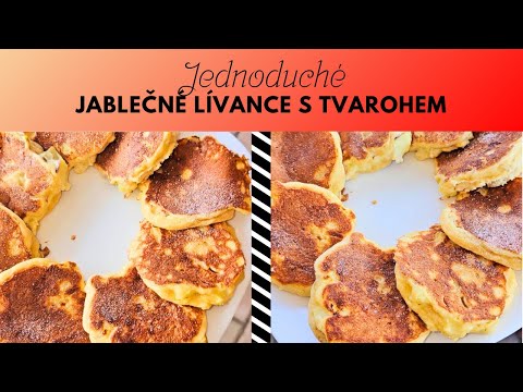 Jablečné lívance s tvarohem– vláčné a nadýchané