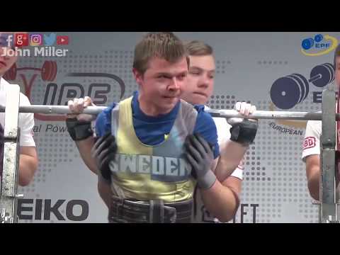 Eddie Berglund - 676kg 1st Place 66kg - European Classic Championships 2018
