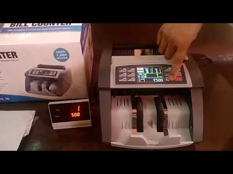 Currency Note Counting Machine model LRV800 mix value counting machine