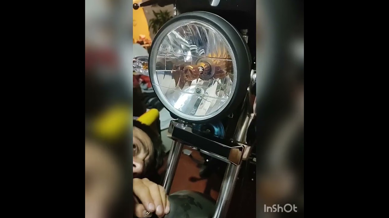 Italika ft150 instalación de foco LED en el faro y el tablero