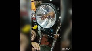 Italika ft150 instalación de foco LED en el faro y el tablero