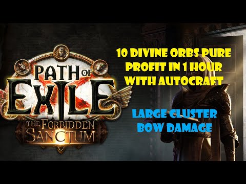 [Craft Strategy] Made 10 Divine orbs pure profit in 1 hour. PoE 3.20