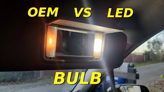 Sun Visor Vanity Mirror LED Bulb [Upgrade]