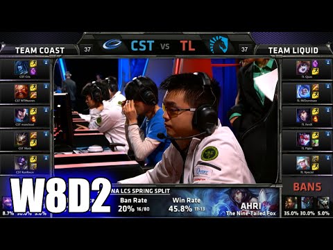 Coast vs Team Liquid | S5 NA LCS Spring 2015 Week 8 Day 2 | CST vs TL W8D2G5 VOD 60FPS