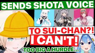 Iroha Sends HoloMem Shota Voices But Can't Do It With Suisei (Kazama Iroha / Hololive) [Eng Subs]
