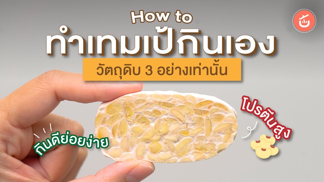 How to ทำเทมเป้​ ถั่วเหลืองหมัก​ สุดยอดโปรตีน​ ไม่ง้อเนื้อสัตว์ | Cook to Know
