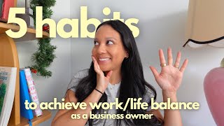 get the PERFECT work/life balance with these 5 habits💻📖✨ - 30 before 30 VLOGMAS DAY 14