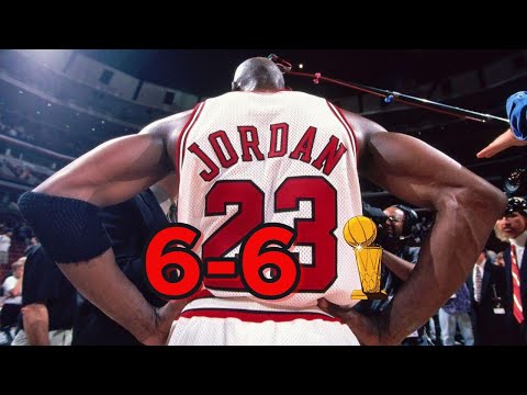 🏀 Michael Jordan's 6 Rings - The NBA Legend! 👑