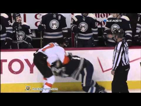 Derek Dorsett vs Wayne Simmonds Nov 5, 2011