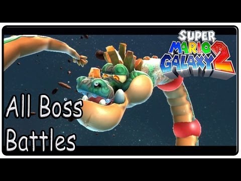 Super Mario Galaxy 2 All Bosses (Full HD)