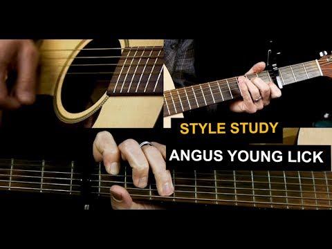 Angus Young Style Guitar Lesson - Pentatonic Style Lick - Lick of the Week
