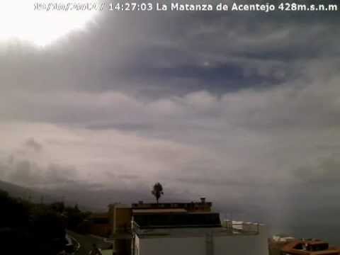 Viernes 19 de Octubre 2012. TimeLapse Descarga Fría. La Matanza de Acentejo