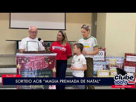ACIB: Resultado do Sorteio da Campanha “MAGIA PREMIADA DE NATAL”