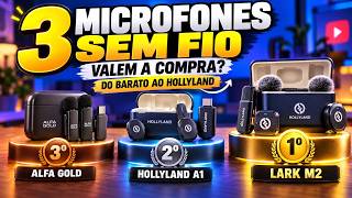 3 Microfones Sem Fio que VALEM a Compra em 2026 | De R$62 ao Hollyland Lark M2