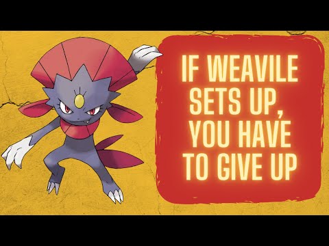 If weavile sets up, you must give up - Weavile sweep || Pokemon Showdown