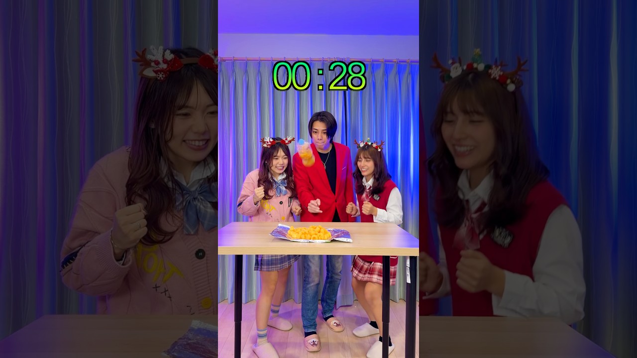 Bottle Flip Winner Eats the Snacks!💧🍿❣️