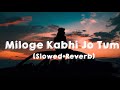 Miloge Kabhi Jo Tum Slowed Reverb Lofi Remix Song Lofi Version
