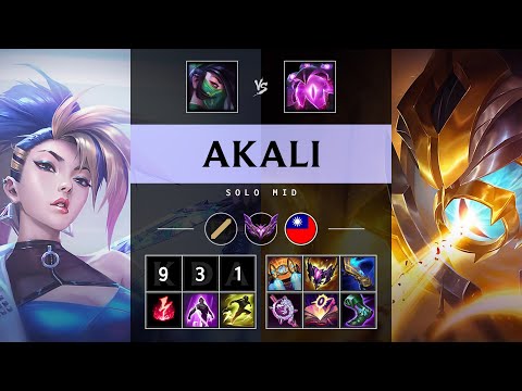 Akali Mid vs Vel'Koz - TW Master Patch 25.17