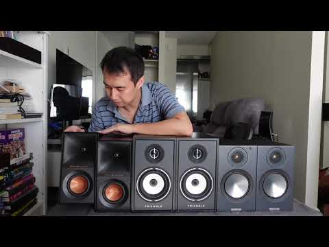 Klipsch R-40M, Triangle Borea BR02, Monitor Audio Bronze 50 bookshelf speaker comparison + test