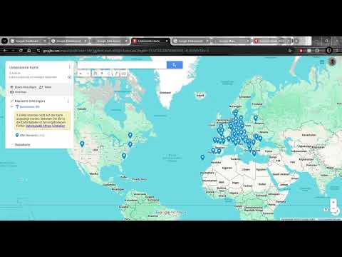 rOdin zeigt den Google maps export zu CSV und KML Schritt für Schritt