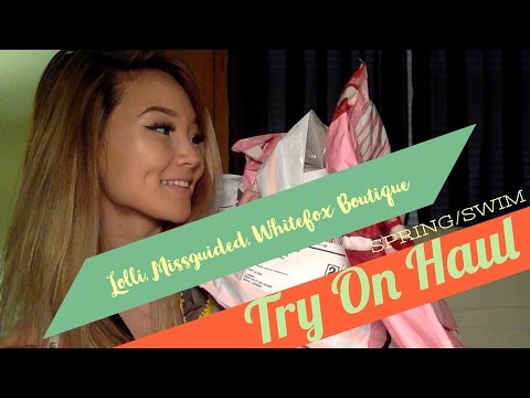ILOVELOLLI, MISSGUIDED, WHITEFOX BOUTIQUE // TRY ON CLOTHING HAUL 2017