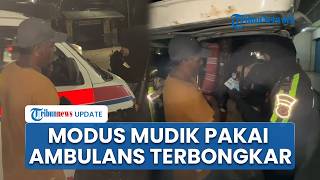 Terbongkar! Modus Mudik Pakai Ambulans di Garut, Isinya Satu Keluarga, Motor hingga Kasur
