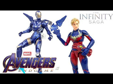 Marvel Legends INFINITY SAGA Avengers Endgame CAPTAIN MARVEL & RESCUE ARMOUR Review
