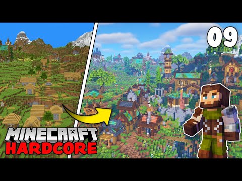 I Transformed a Village in Minecraft Hardcore Survival