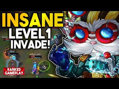 WHAT A RIDICULOUS INVADE? SPELLBINDER & DEATHCAP RUSH HEIMERDINGER IN DIAMOND 4! - League of Legends