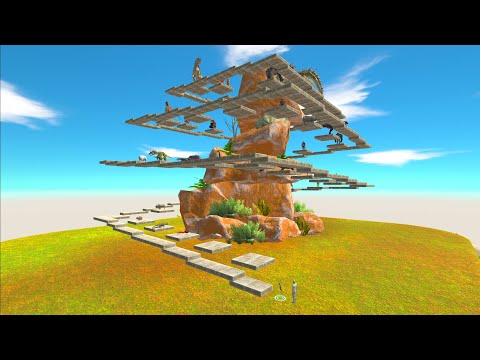 KILLING PARKOUR FPS WITH ALL WEAPONS  - Animal Revolt Battle Simulator