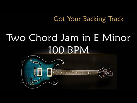 Backing Track - Two Chord Jam in E Minor
