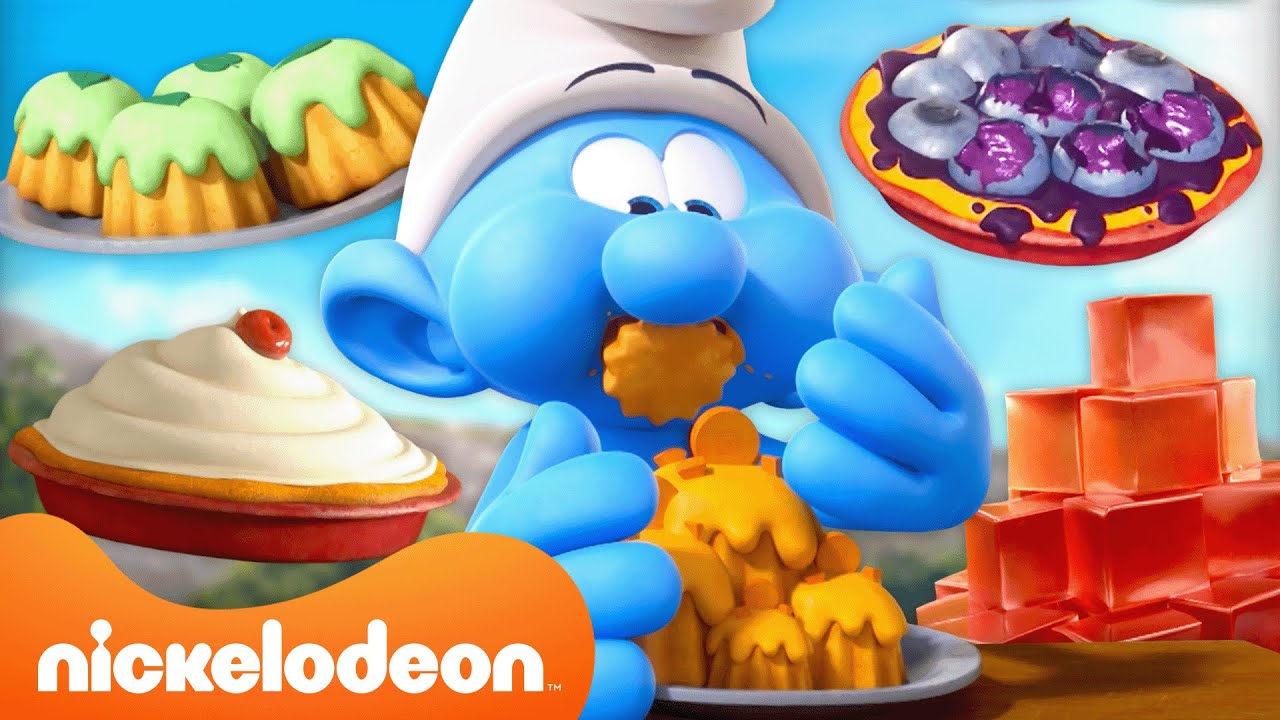 Os Smurfs | Maratona Deliciosa dos Smurfs 😋 | 30 Minutos de Compilação | Nickelodeon em Português