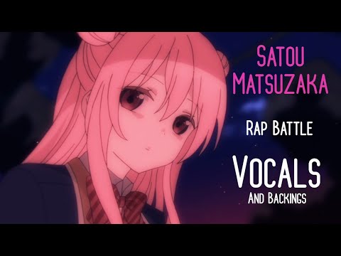 [Satou Matsuzaka vs Yuno Gasai Rap Battle] - Satou's Vocals + Backings Version