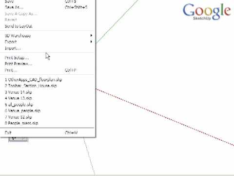 SketchUpとCAD - インポートと準備 (SketchUp and CAD - Importing and Preparations)