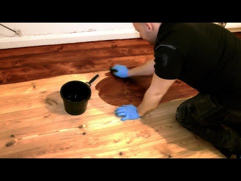 image-Can you stain parquet flooring darker?