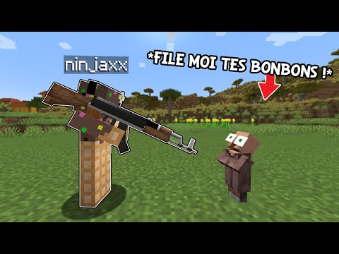 This Weapon Mod is way too wtf for Minecraft..
