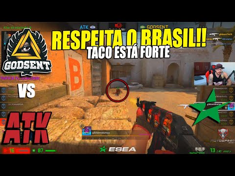 GODSENT vs ATK - Esea S38 | CSGO Melhores Momentos
