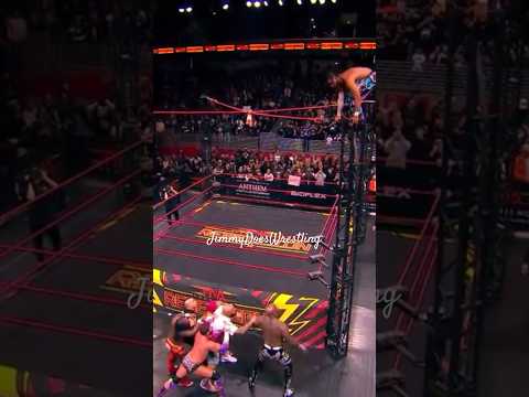 LEON SLATER WITH AN INSANE SWANTON 450 AT TNA REBELLION #tna #wrestling