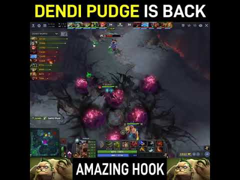 DENDI PUDGE IS BACK - AMAZING HOOK