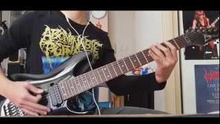 Abominable Putridity--Letting Them Fall guitar cover (Ibanez S7420/Line6 Podfarm)