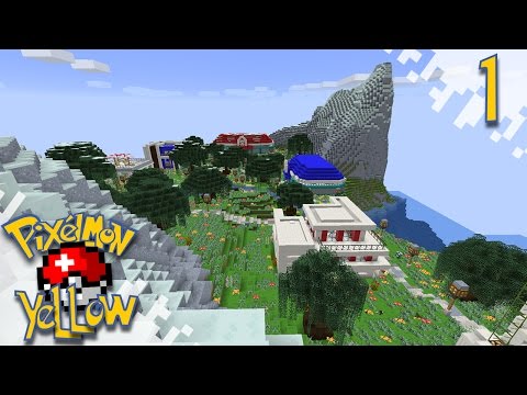 Pixelmon YELLOW!  - Home Already!  - Ep01 (Minecraft Pokemon Mod)