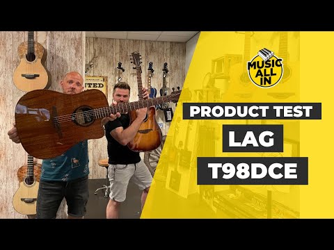 Lag Tramontane T98ACE | Auditorium Cutaway Acoustic-Electric, Natural. New with Full Warranty! image 12