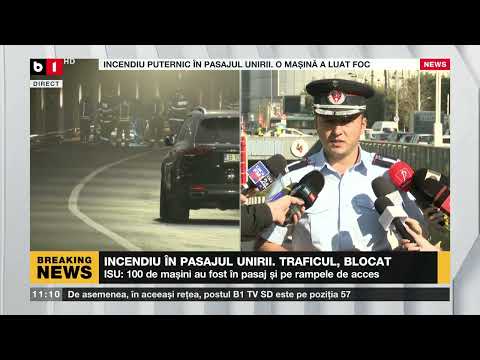 DECLARAȚII ISU: 100 DE MAȘINI AU FOST ÎN PASAJ ȘI PE RAMPELE DE ACCES_Știri B1_18 oct 2022