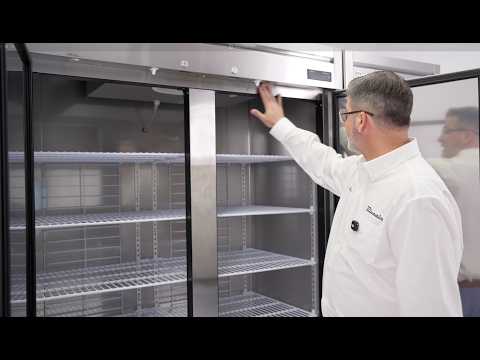 Blue Air BSF49-HC 54" 2-Solid Door Reach-In Freezer, 49 cu. ft., Stainless Steel, Bottom Mount, R290 2 image