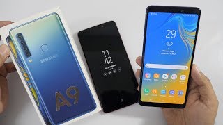Samsung Galaxy A9 (2018) Unboxing &amp; Overview with Quad Rear Cameras