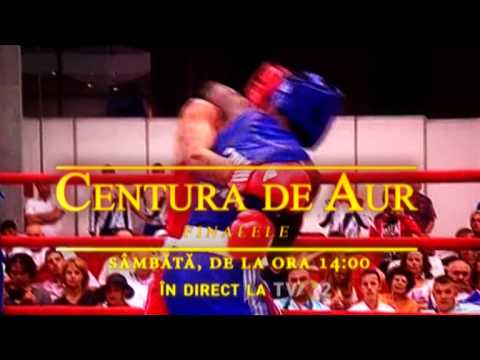 Turneul internaţional de box „Centura de aur” - în direct la TVR 2