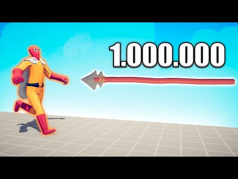 1 000 000 DAMAGE SPEAR THROWER vs UNITS   TABS  Totally Accurate Battle Simulator 2024