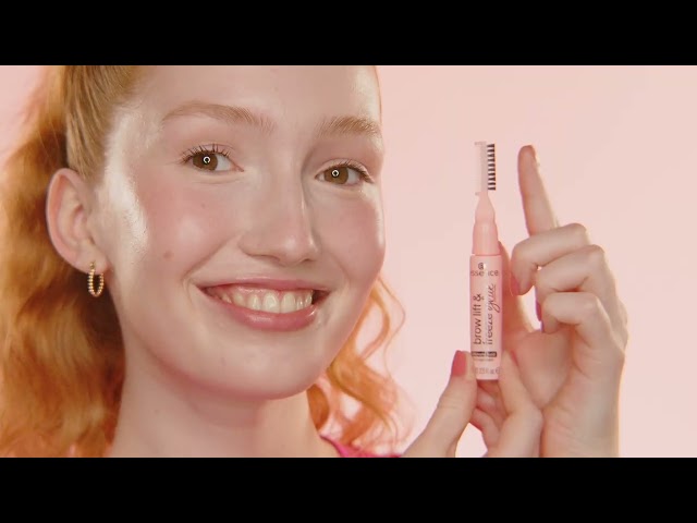 Vidéo teaser pour brow lift & freeze glue 01