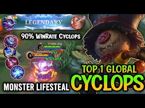 Cyclops Best Build For 2022!! 90% Win Rate - Cyclops Top 1 Global Build - Mobile Legends